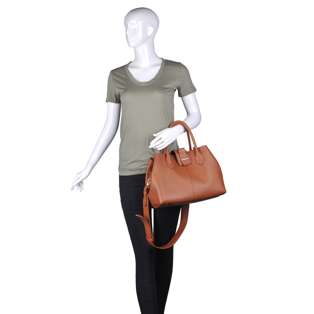 Product Image of Moda Luxe Bianca Satchel 842017116783 View 5 | Tan