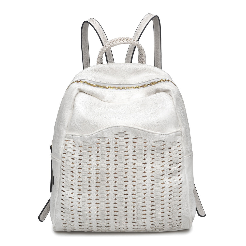 Product Image of Moda Luxe Sofia Backpack 842017113577 View 1 | White
