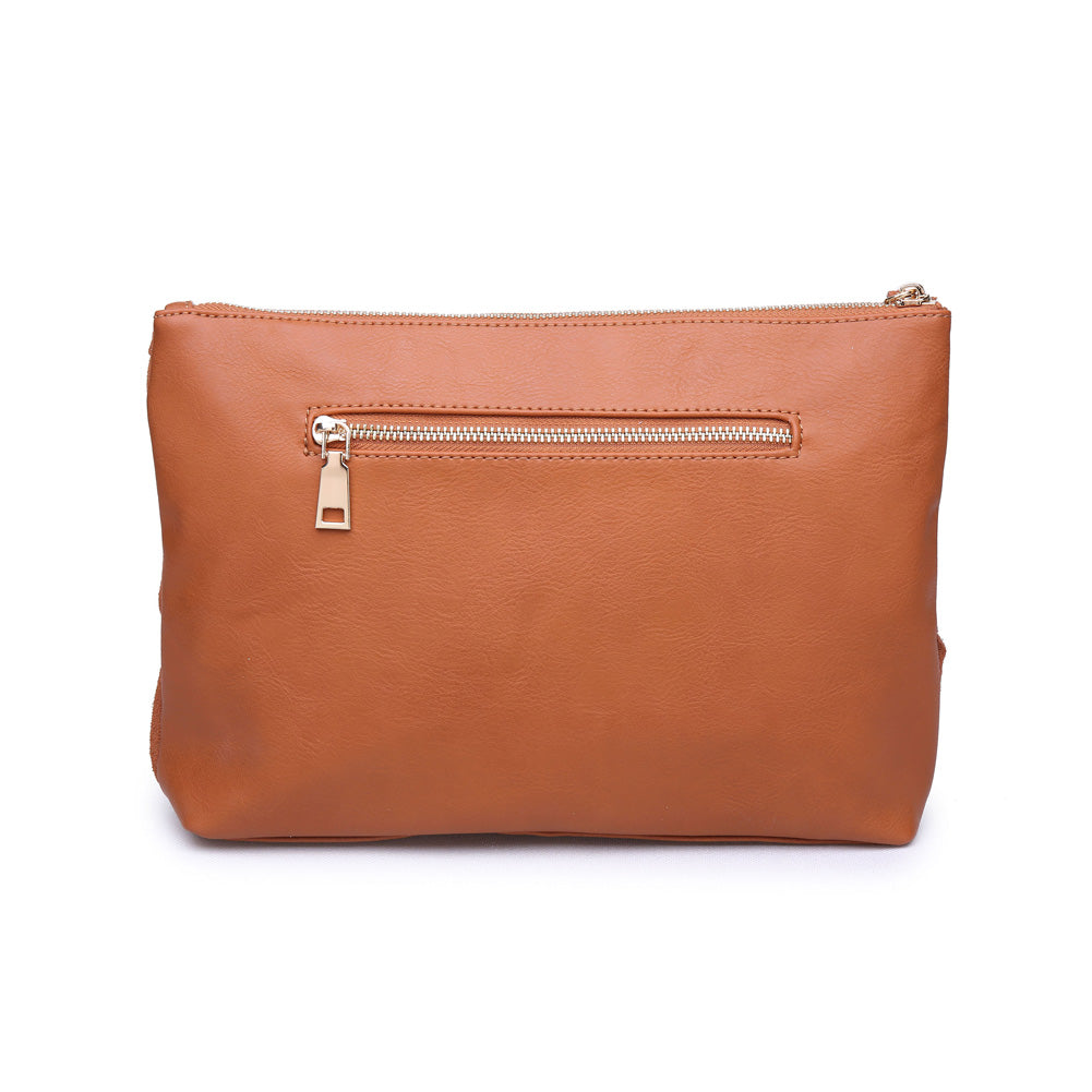 Product Image of Moda Luxe Eleanor Clutch 842017107798 View 3 | Cognac