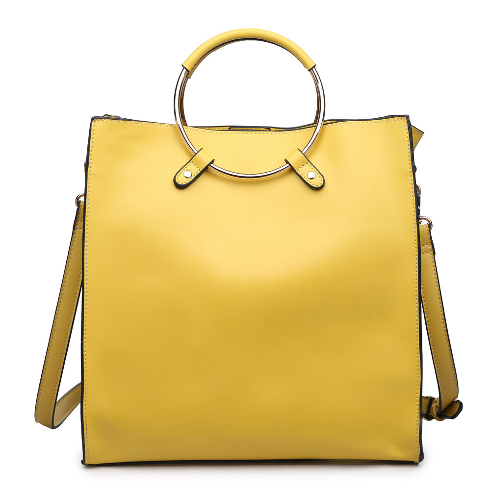Product Image of Moda Luxe Natalie Tote 842017113089 View 1 | Yellow