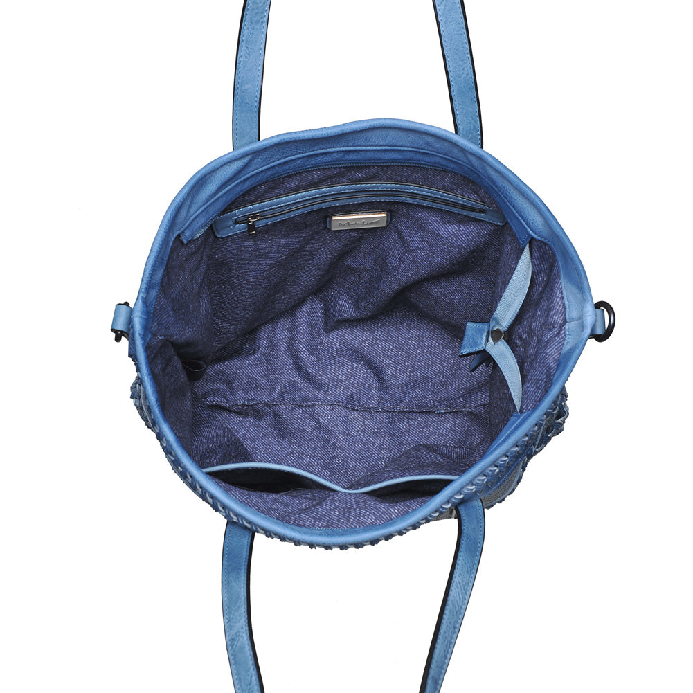 Product Image of Moda Luxe Magdelena Tote 842017113867 View 4 | Blue