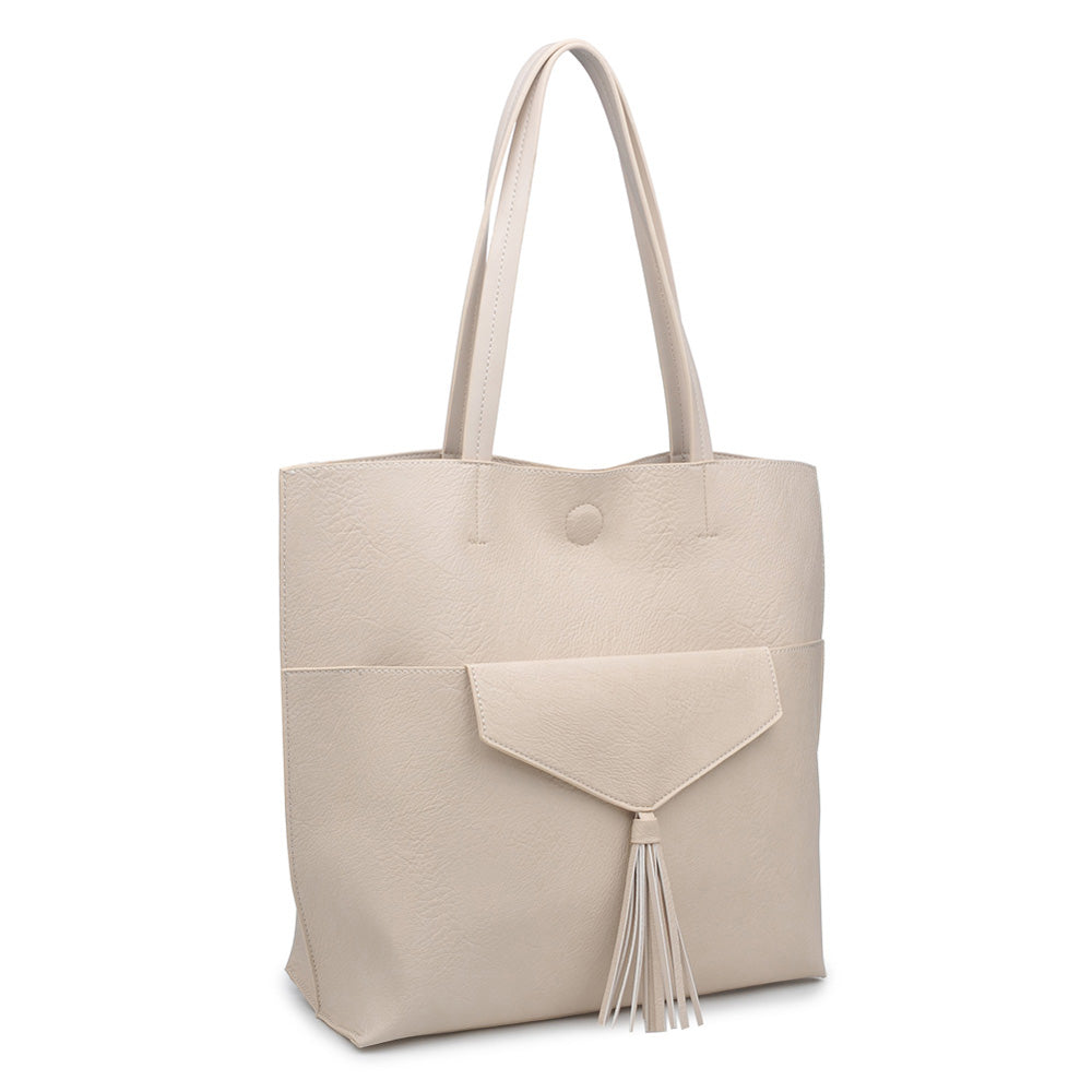 Product Image of Moda Luxe Odyssey Tote 842017112174 View 2 | Cream