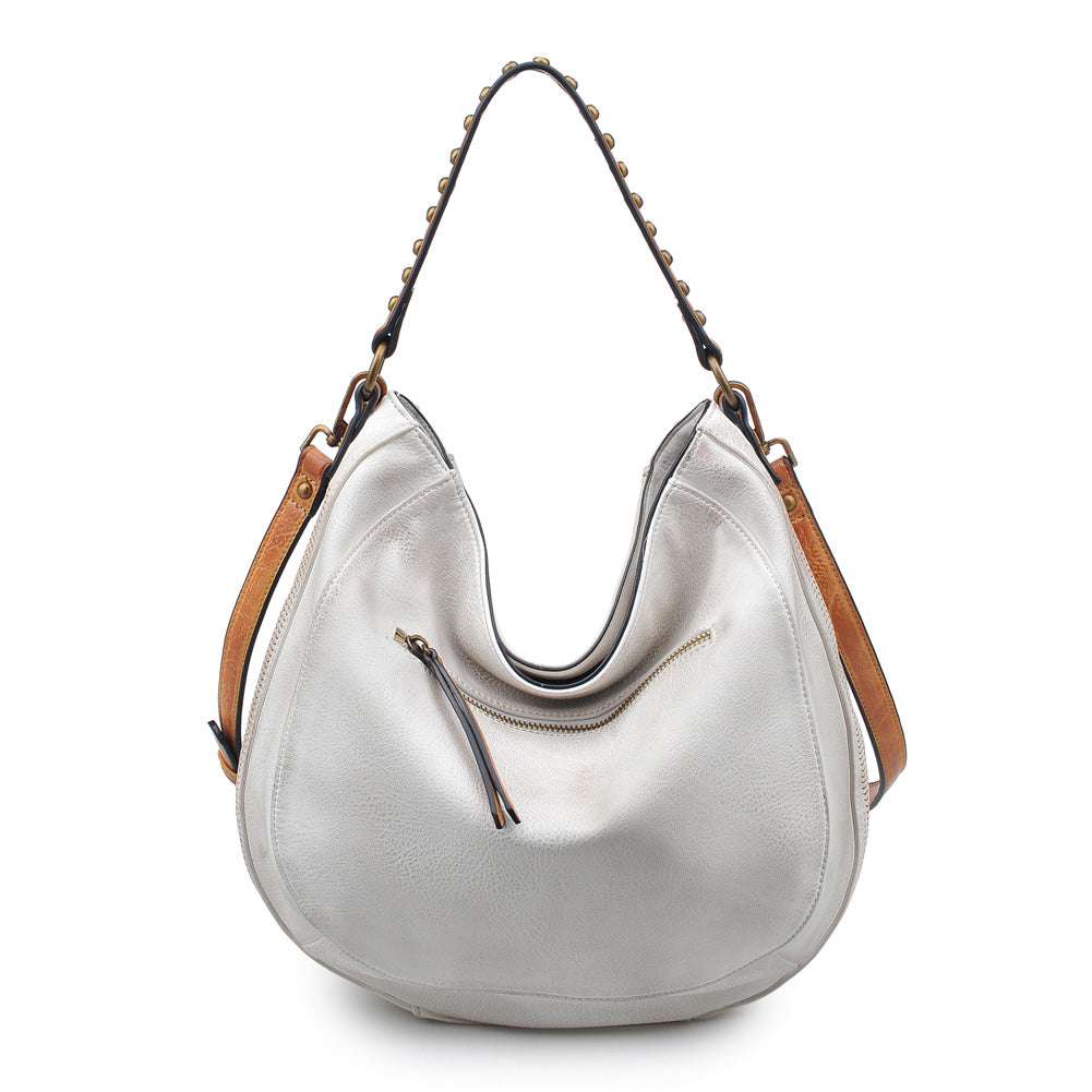 Product Image of Moda Luxe Alessandra Hobo 842017113607 View 3 | White