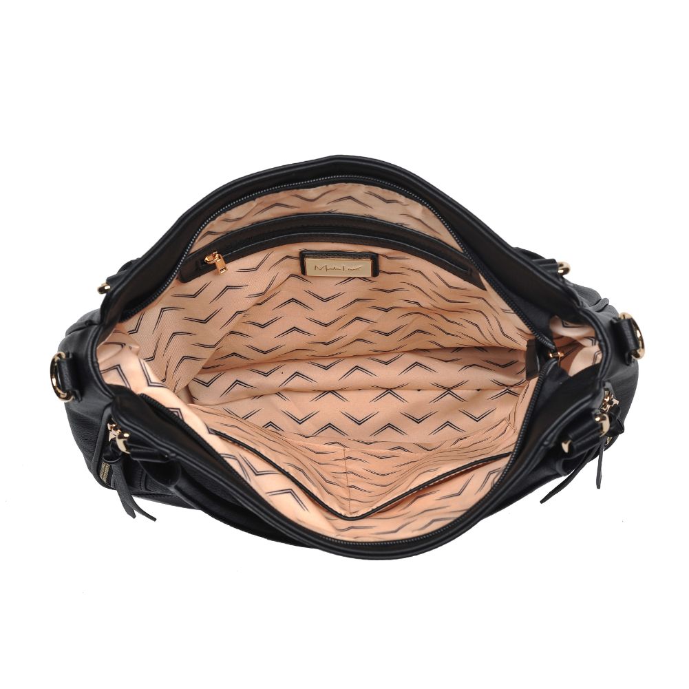 Product Image of Moda Luxe Angelica Satchel 842017123866 View 4 | Black