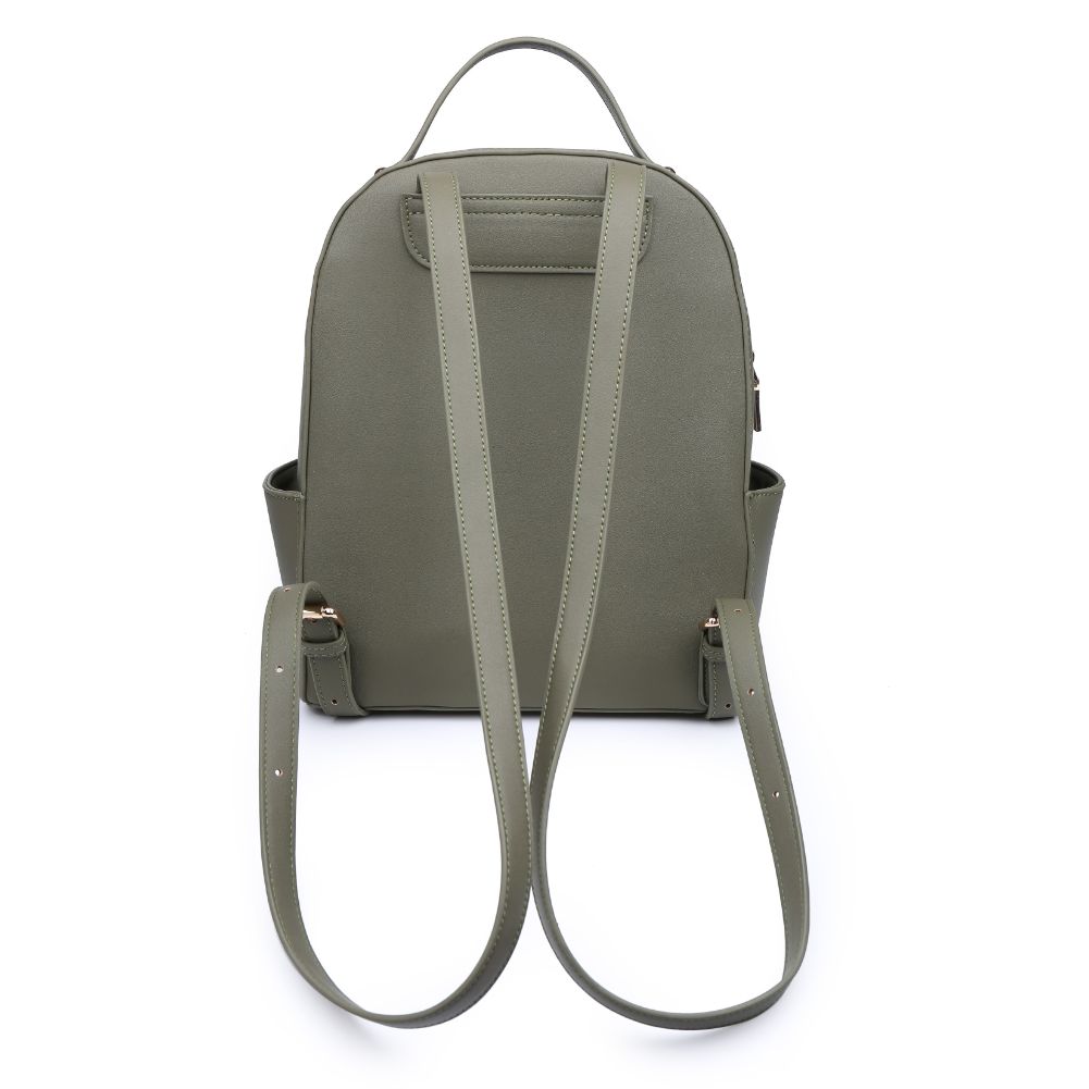 Product Image of Moda Luxe Reilley Backpack 842017121688 View 3 | Olive
