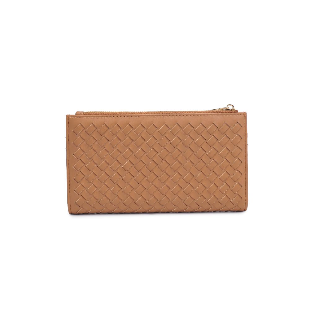 Woman wearing Tan Moda Luxe Thalia Wallet 842017132370 View 7 | Tan