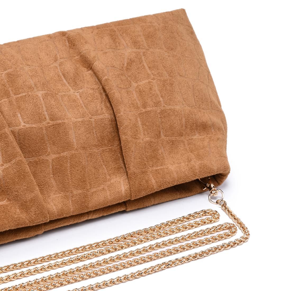 Moda Luxe Elva Croco Clutch 842017142287 View 8 | Tan