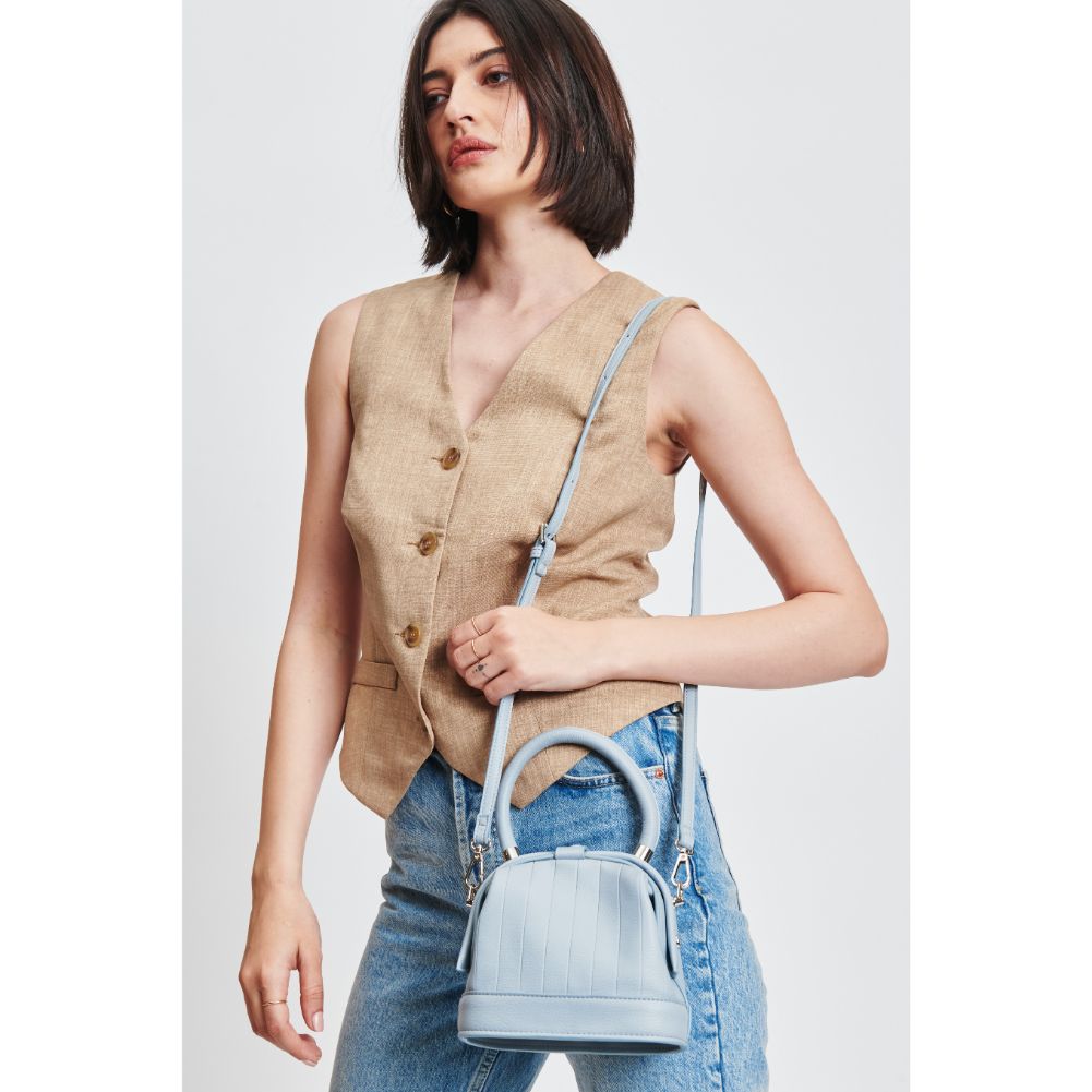 Woman wearing Sky Blue Sol and Selene Charmaine Crossbody 842017131304 View 3 | Sky Blue