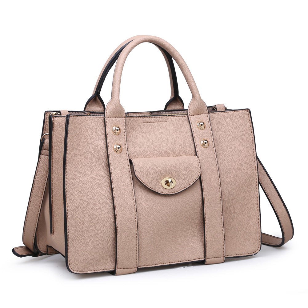 Product Image of Moda Luxe Rockefeller Satchel 842017115588 View 2 | Camel