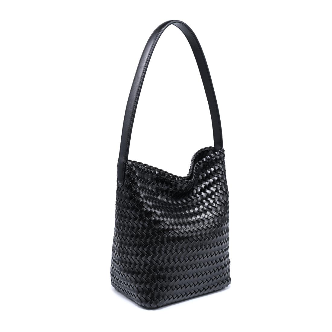 Woman wearing Black Moda Luxe Viva Tote 842017140900 View 6 | Black