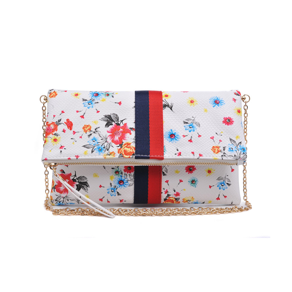Product Image of Sol and Selene Jules Print Clutch 842017119401 View 5 | White