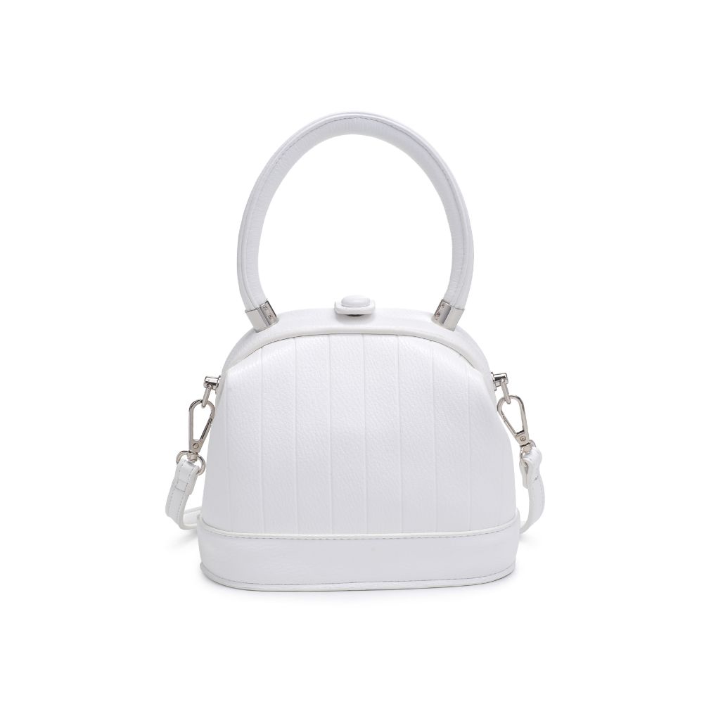 Woman wearing White Moda Luxe Charmaine Crossbody 842017131281 View 7 | White
