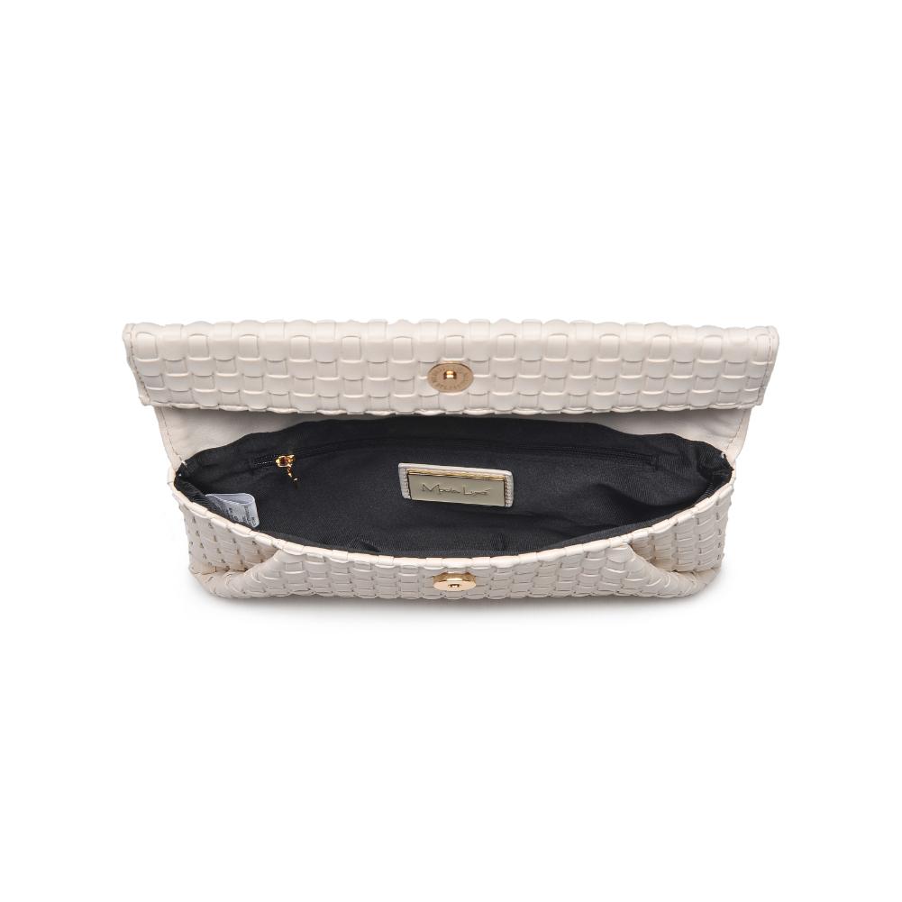 Product Image of Moda Luxe Priscilla Clutch 842017136545 View 8 | Ivory