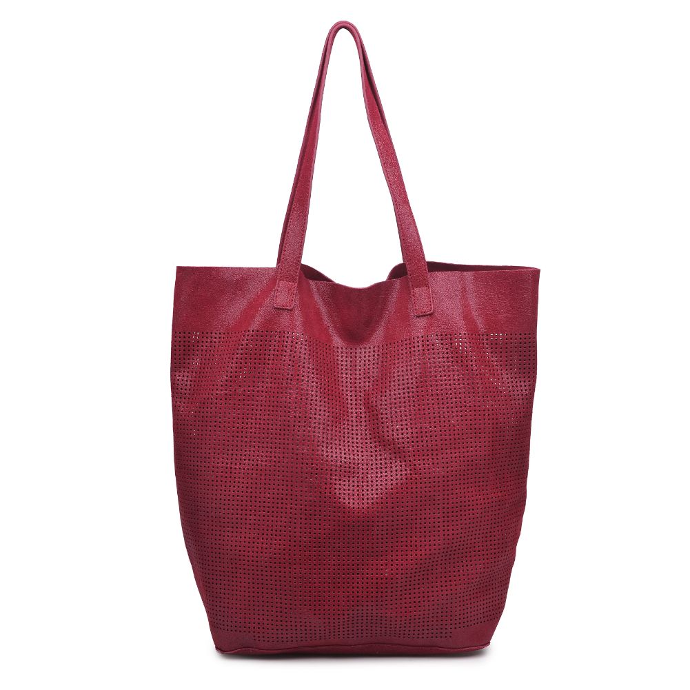 Product Image of Product Image of Moda Luxe Stella Tote 842017115366 View 3 | Burgundy