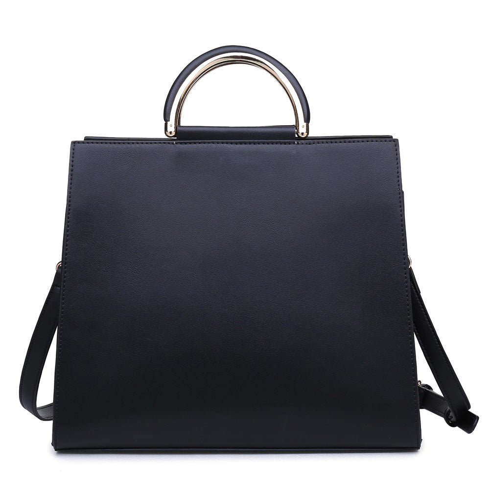 Product Image of Moda Luxe Noelle Satchel 842017113454 View 1 | Black