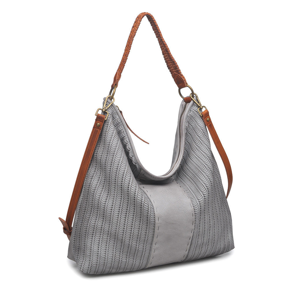 Product Image of Moda Luxe Alexa Hobo 842017113645 View 2 | Grey
