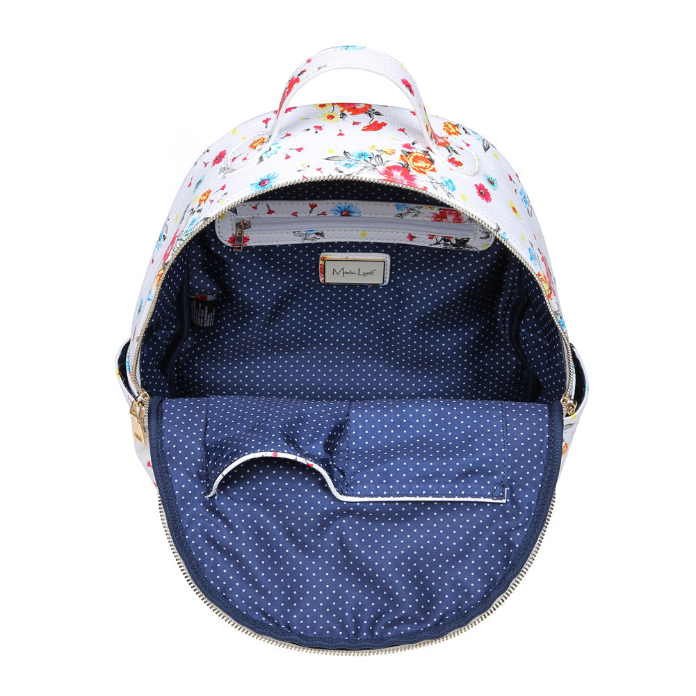 Product Image of Moda Luxe Nancy Backpack 842017119692 View 4 | White