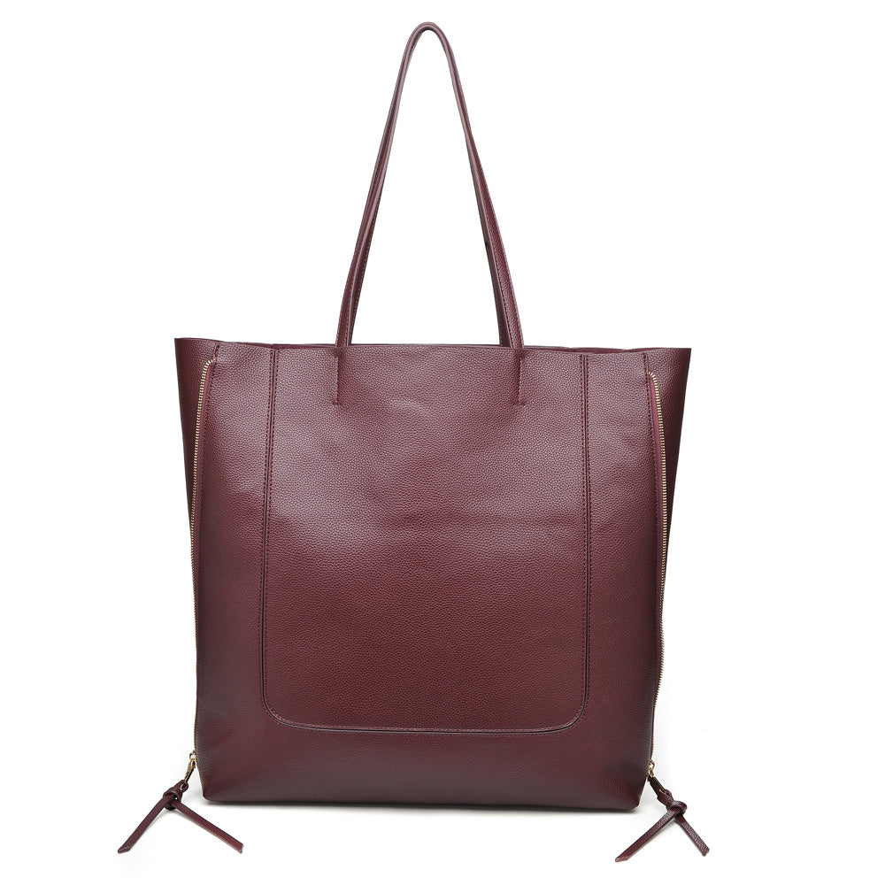 Product Image of Moda Luxe Beck Tote 842017122654 View 1 | Oxblood