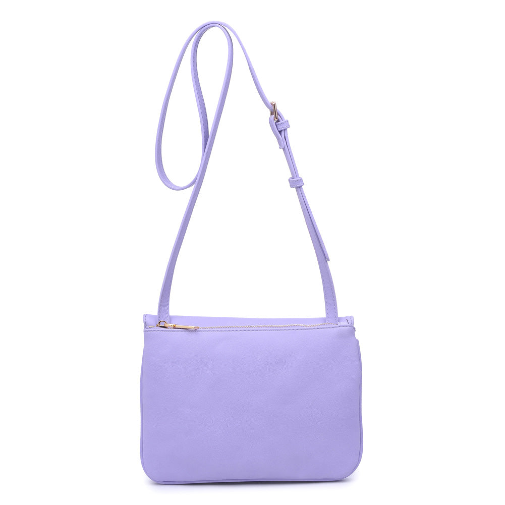 Product Image of Moda Luxe Tate-Perf Crossbody 842017111238 View 3 | Lavender