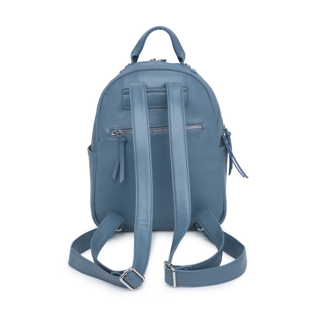 Product Image of Product Image of Moda Luxe Blair Backpack 842017127383 View 3 | Blue Fog
