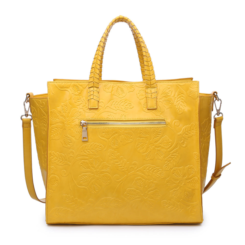 Product Image of Moda Luxe Renee Hobo 842017120049 View 3 | Mustard