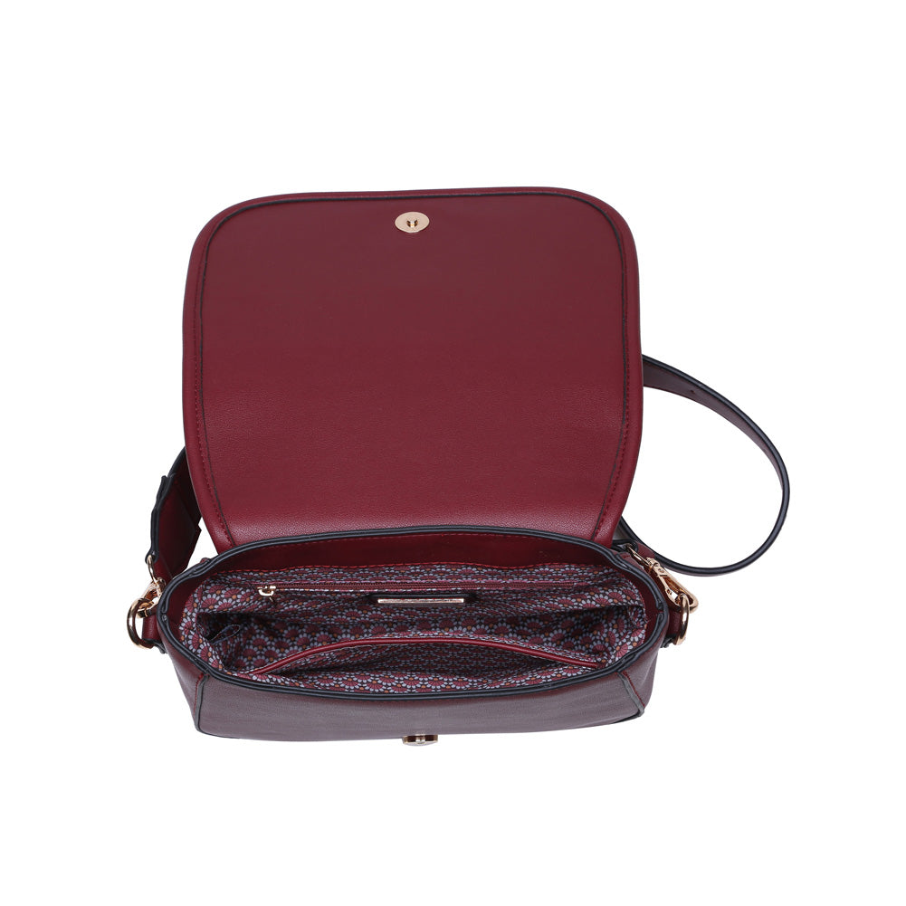Product Image of Moda Luxe Whitney Crossbody 842017115663 View 4 | Burgundy