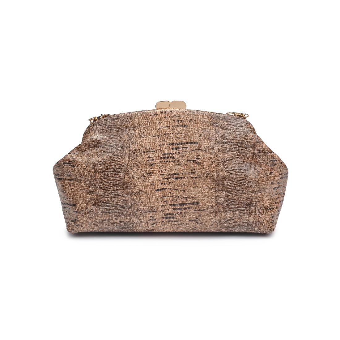 Product Image of Moda Luxe Camille Clutch 842017139201 View 7 | Brown