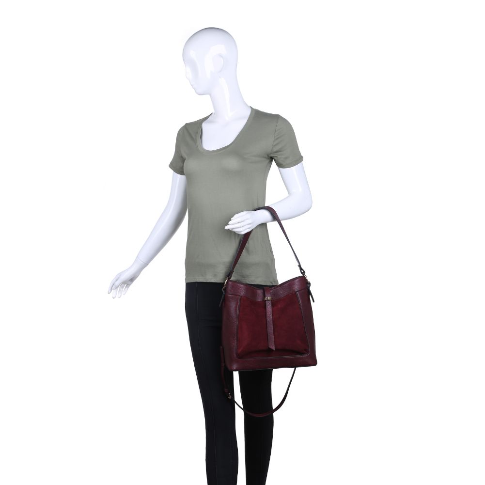 Product Image of Moda Luxe Natasha Hobo 842017122760 View 5 | Wine