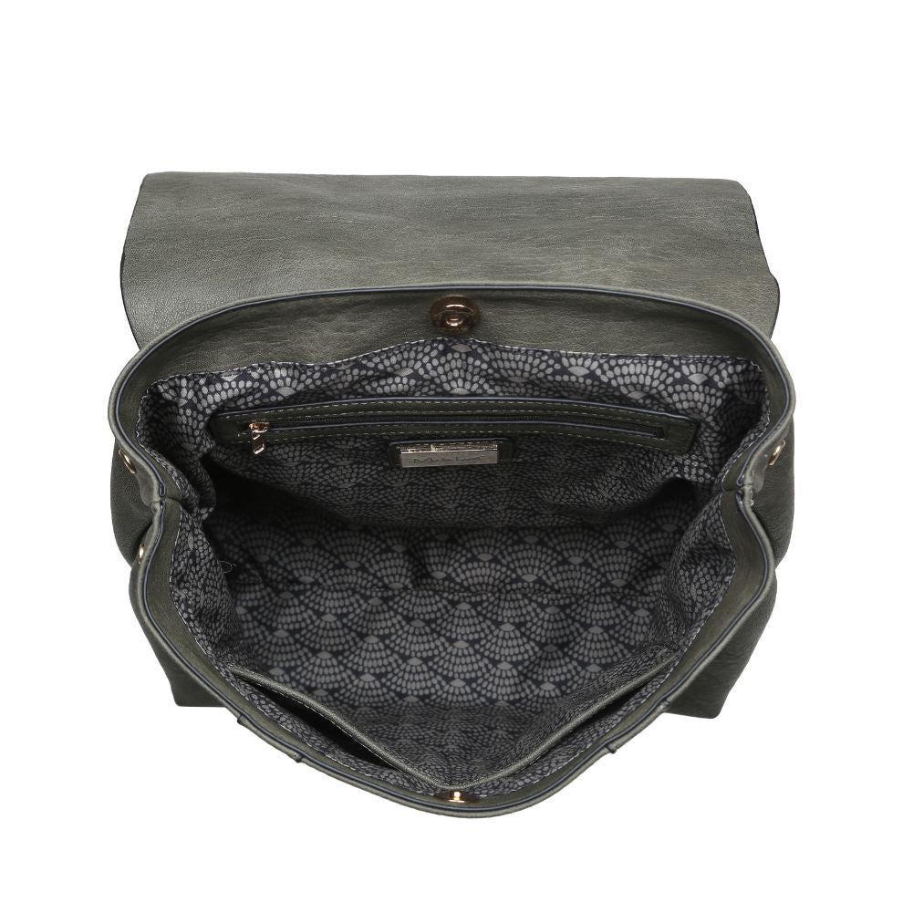 Product Image of Moda Luxe India Backpack 842017122845 View 4 | Olive