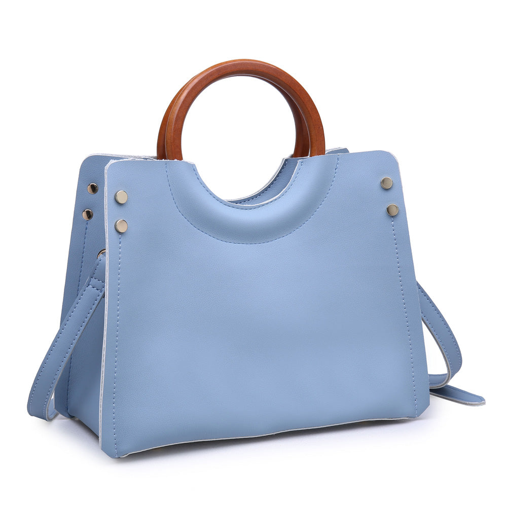 Product Image of Moda Luxe Maya Satchel 842017114574 View 2 | Blue