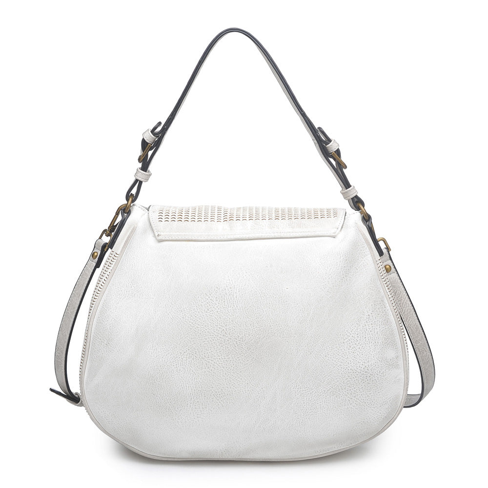Product Image of Moda Luxe Alma Messenger 842017113690 View 3 | White