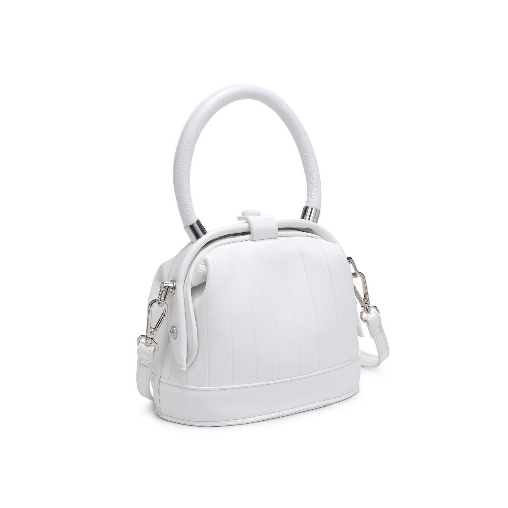 Woman wearing White Moda Luxe Charmaine Crossbody 842017131281 View 6 | White