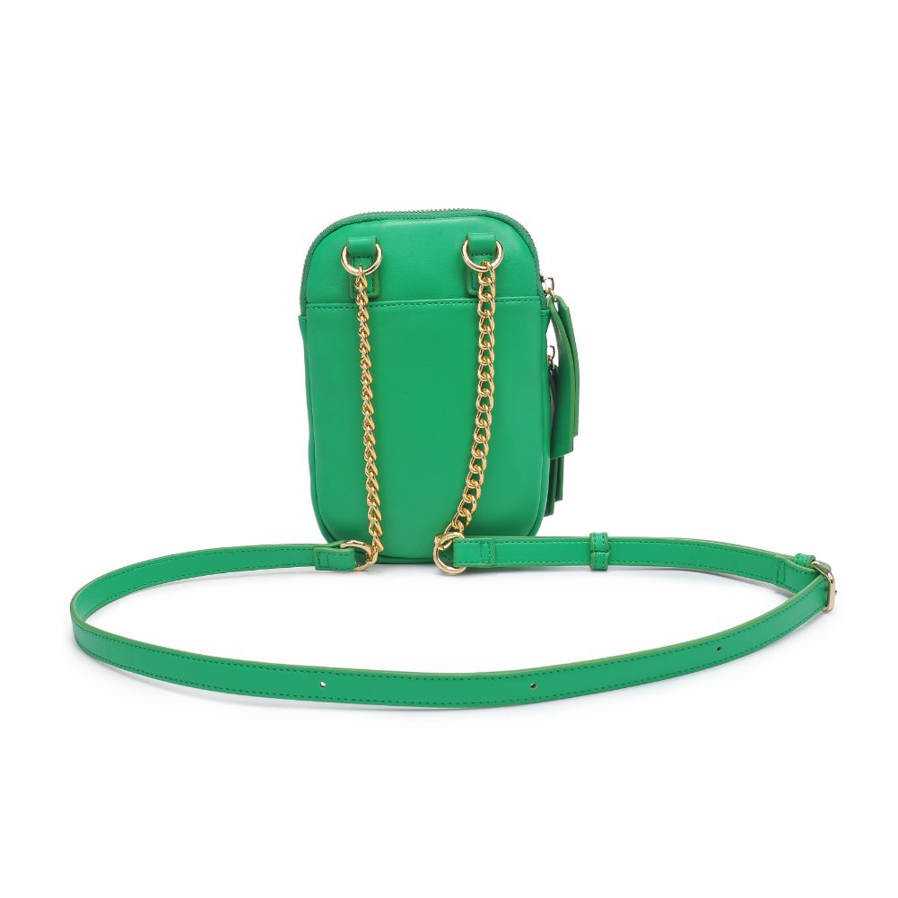 Woman wearing Kelly Green Moda Luxe Chantal Crossbody 842017131496 View 7 | Kelly Green