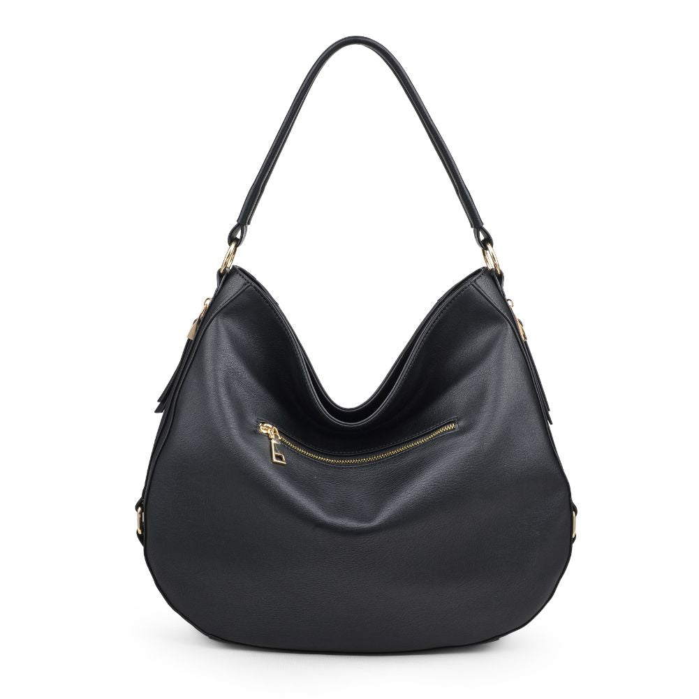 Product Image of Moda Luxe Amber Hobo 842017120735 View 3 | Black