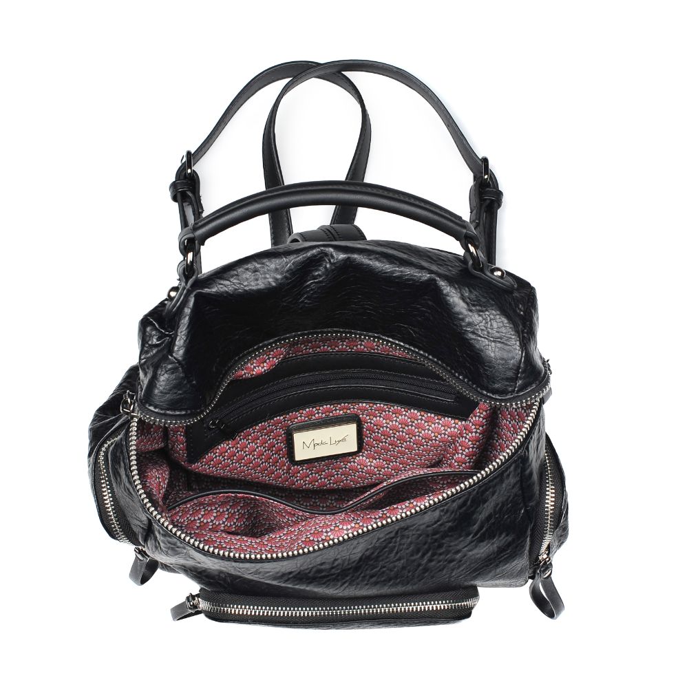 Product Image of Moda Luxe Sahara Backpack 842017122951 View 4 | Black