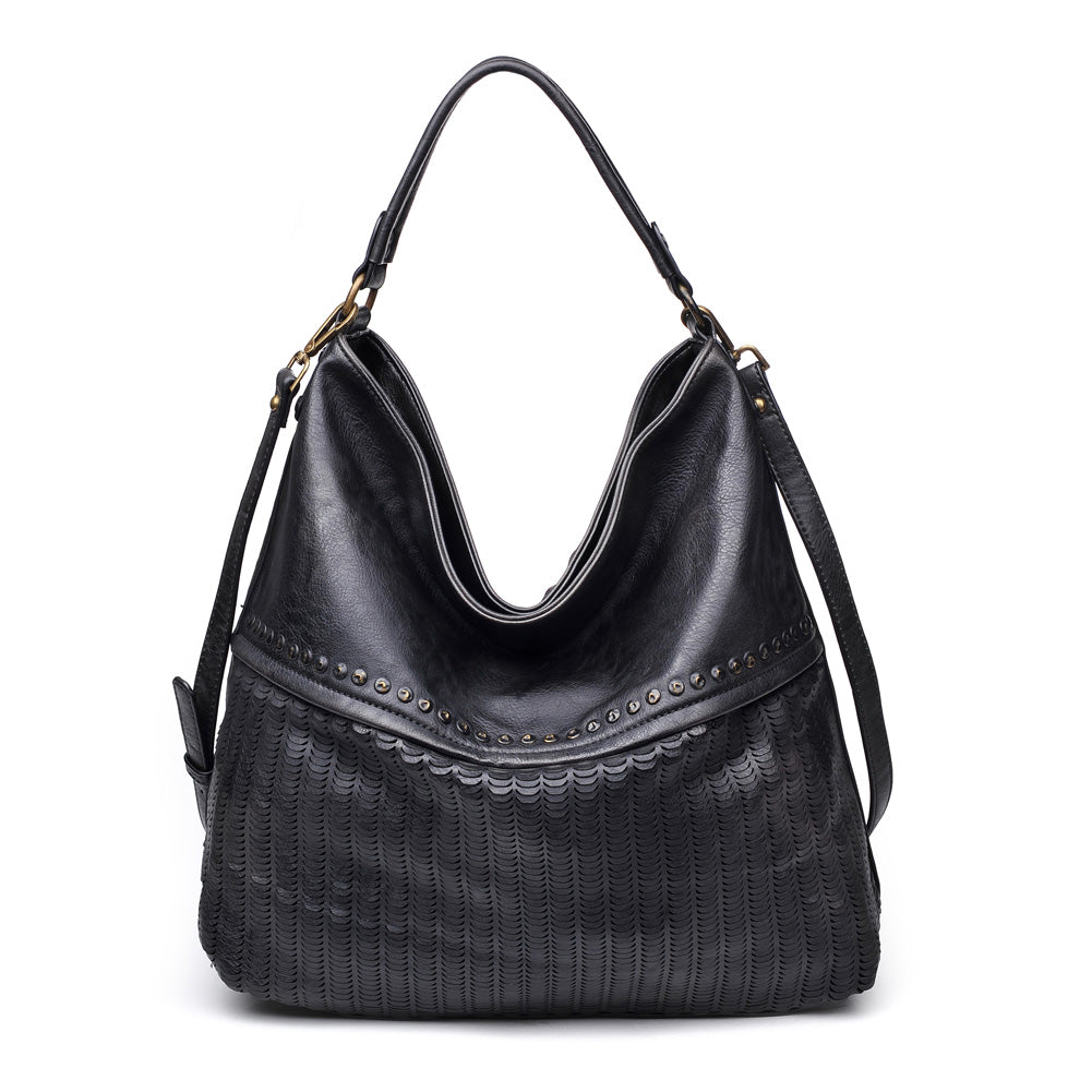 Product Image of Moda Luxe Kira Hobo 842017117650 View 1 | Black