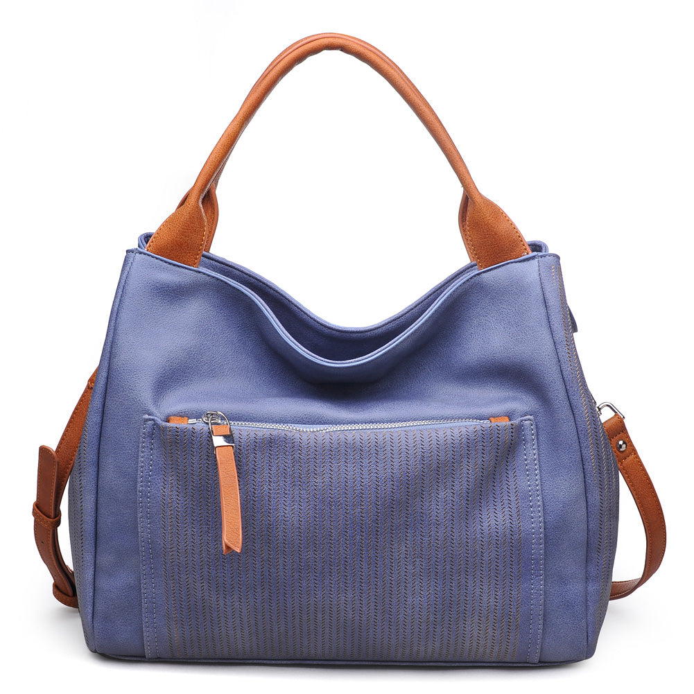 Product Image of Moda Luxe Mika Satchel 842017105664 View 1 | Periwinkle