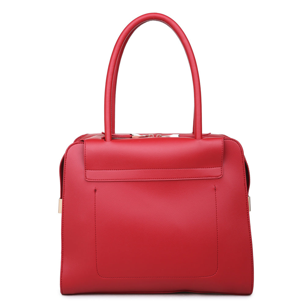Product Image of Moda Luxe Juliette Satchel 842017114727 View 3 | Red