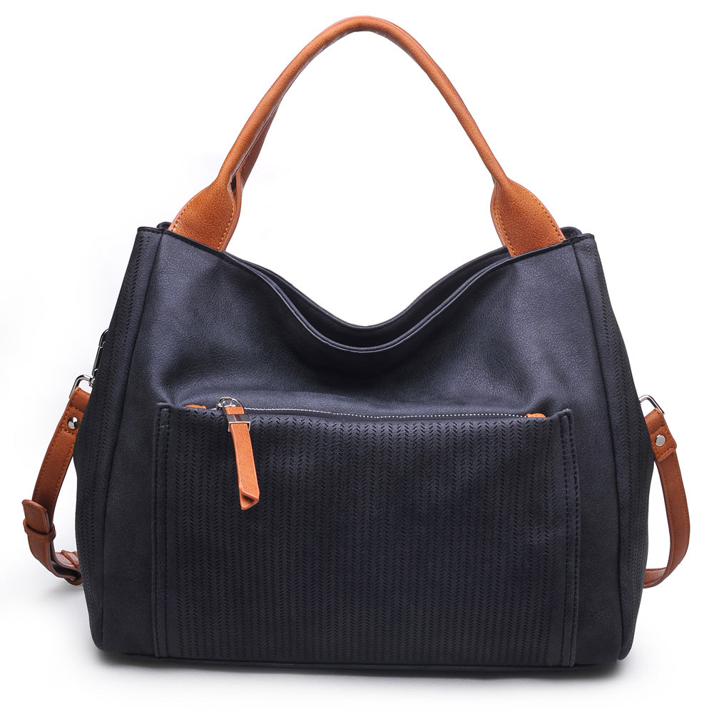 Product Image of Moda Luxe Mika Satchel 842017105688 View 1 | Black