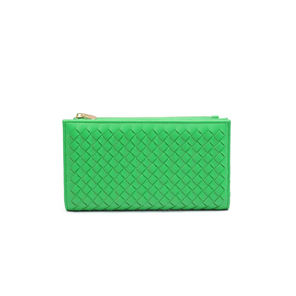 Woman wearing Kelly Green Moda Luxe Thalia Wallet 842017132387 View 5 | Kelly Green