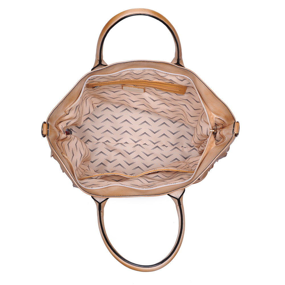 Product Image of Moda Luxe Rosa Satchel 842017119302 View 4 | Tan