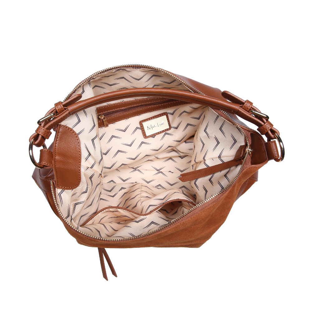 Product Image of Moda Luxe Isabella Hobo 842017122425 View 4 | Cognac