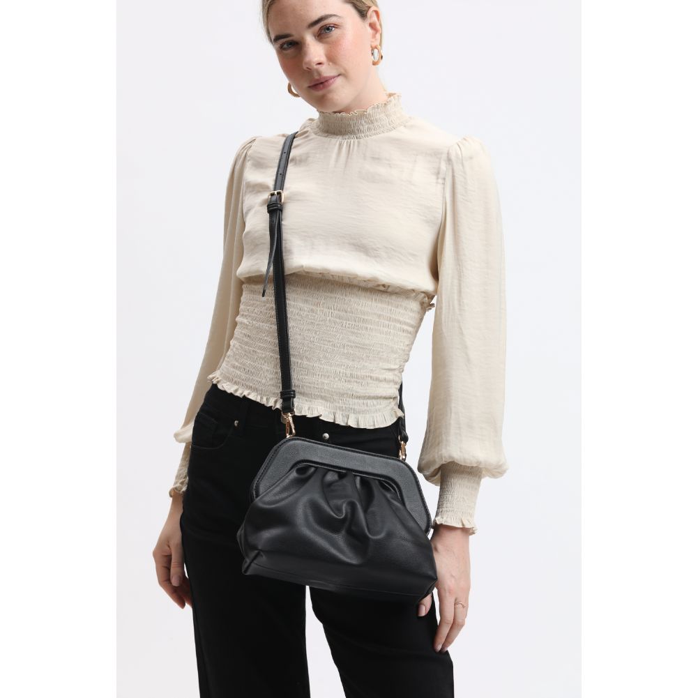 Woman wearing Black Sol and Selene Charlotte Crossbody 842017134091 View 1 | Black
