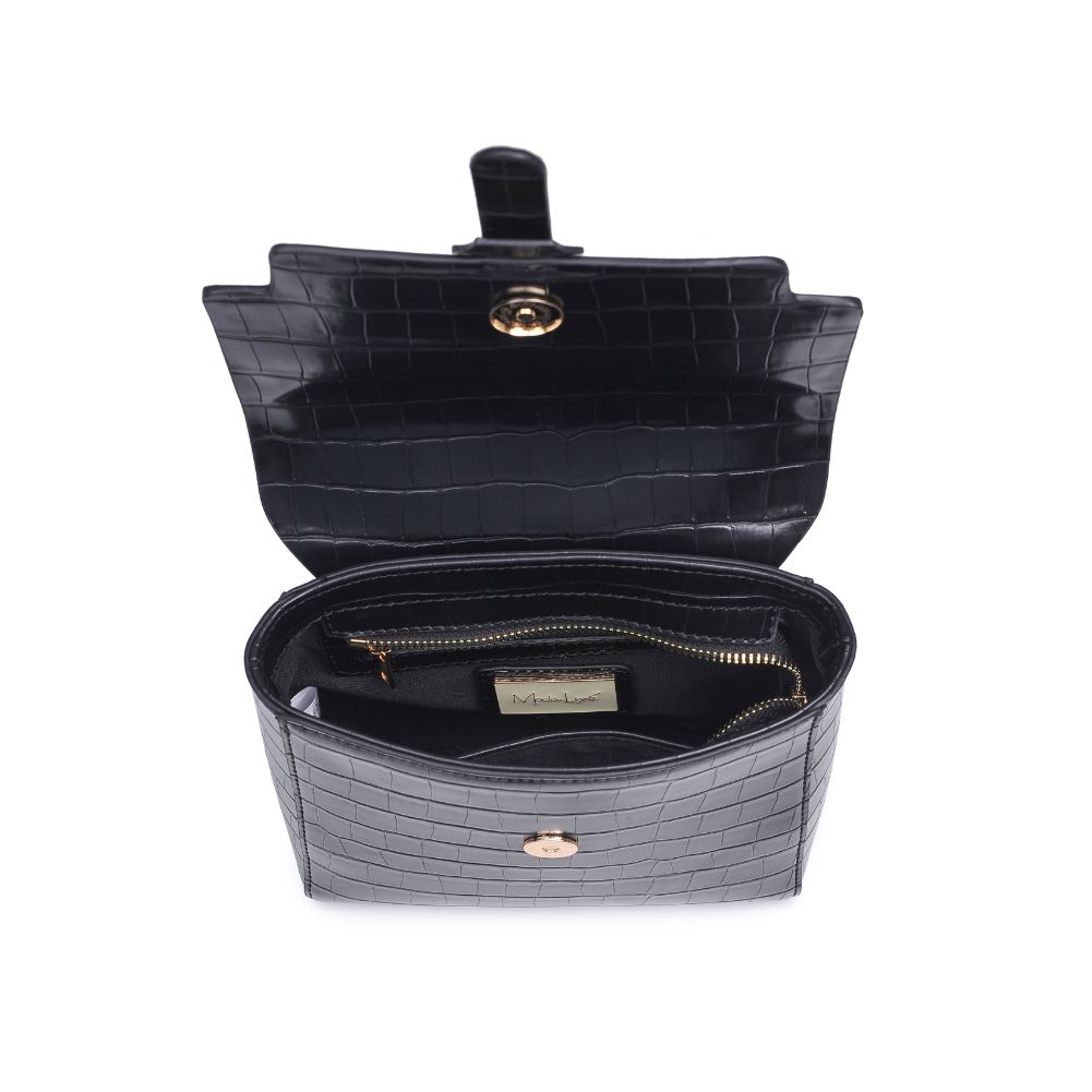 Woman wearing Black Moda Luxe Claire Backpack 842017128878 View 9 | Black