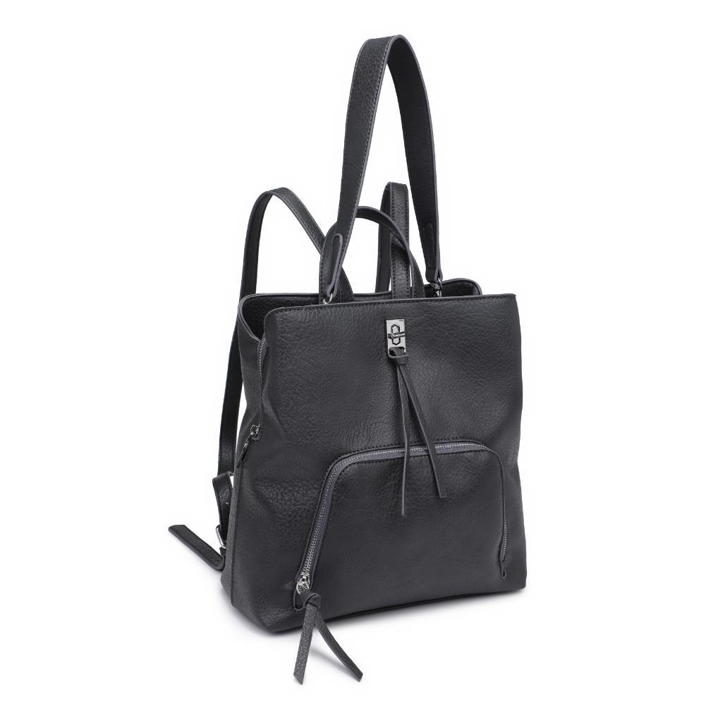 Product Image of Moda Luxe Genevieve Backpack 842017136118 View 6 | Grey