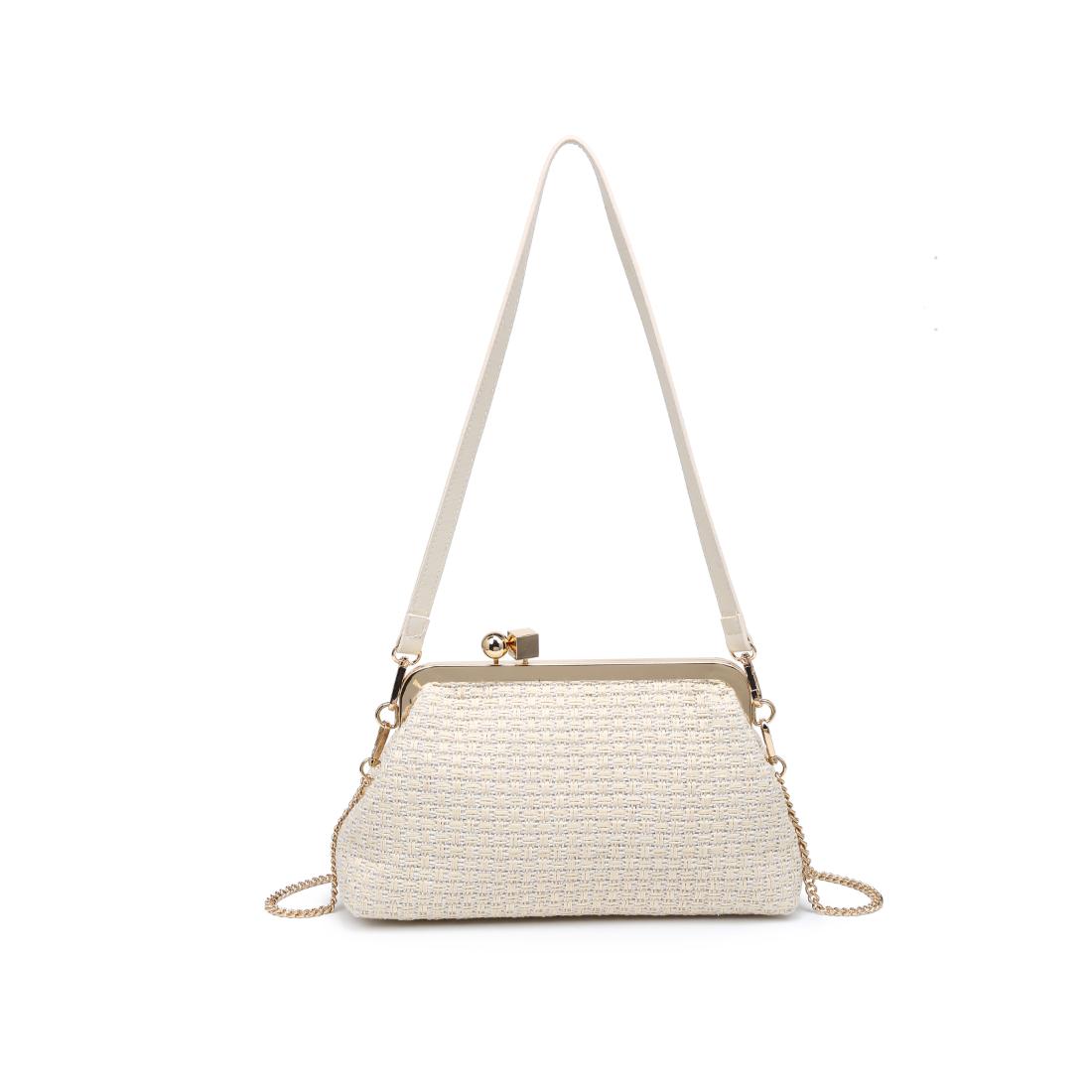 Woman wearing Cream Moda Luxe Bianca Clutch 842017141440 View 5 | Cream
