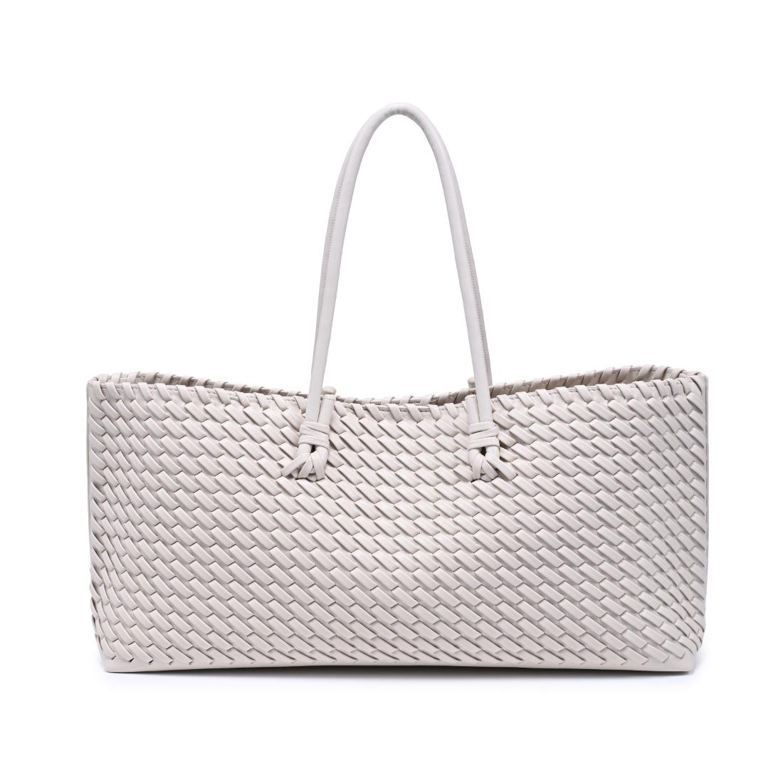 Woman wearing Cream Moda Luxe Nola Tote 842017140887 View 7 | Cream