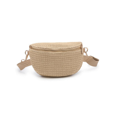 Product Image of Moda Luxe Gizelle - Large Checker Belt Bag 842017141037 View 1 | Natural