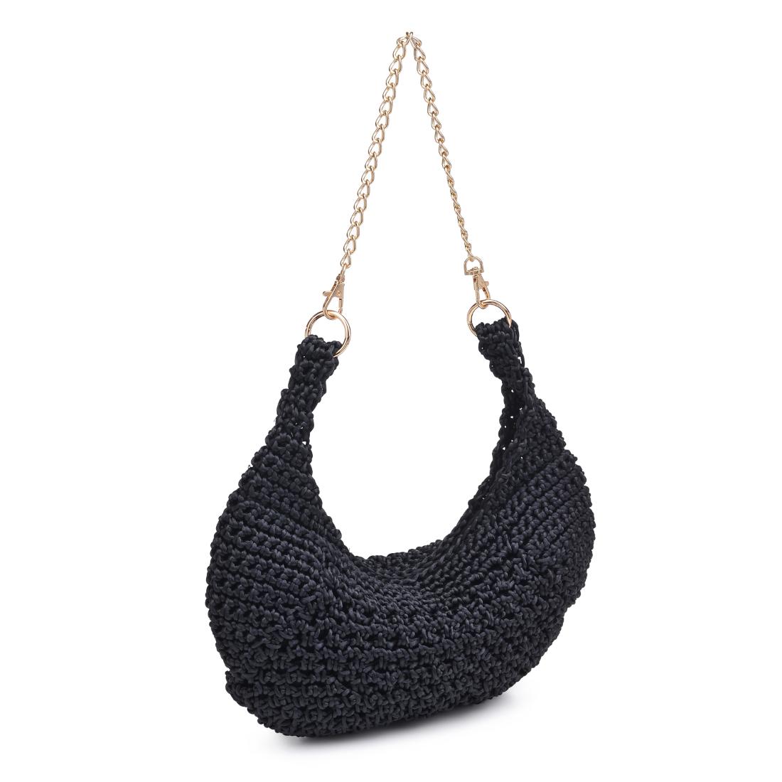 Product Image of Moda Luxe Soraya Shoulder Bag 842017137894 View 6 | Black