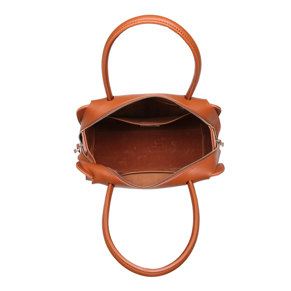 Product Image of Moda Luxe Juliette Satchel 842017114741 View 4 | Tan